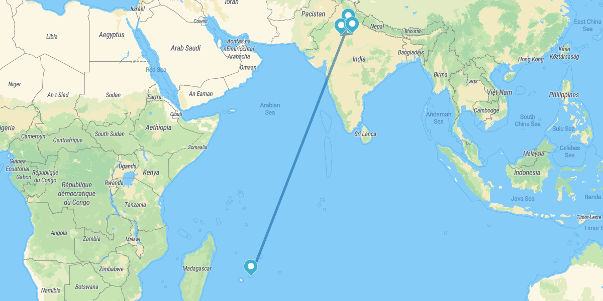 Triangolo d'Oro e Mauritius