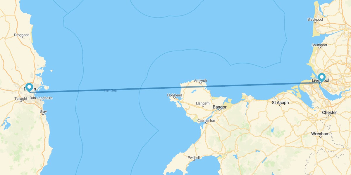 Dublino e Liverpool in aereo