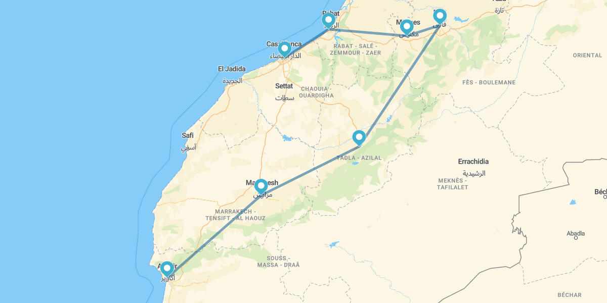 Città Imperiali e Agadir