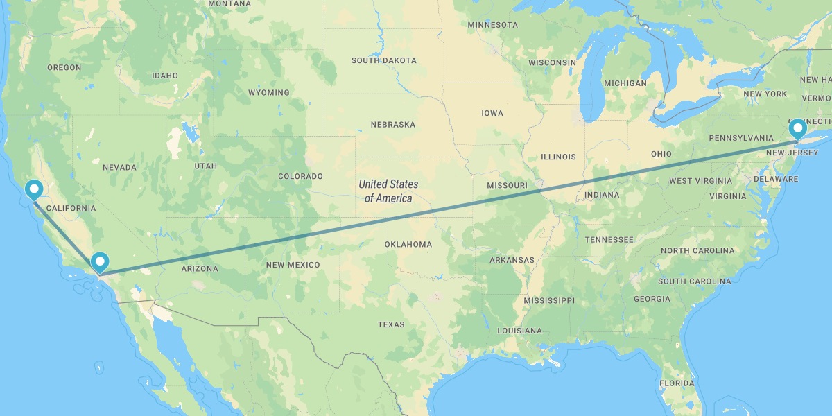 San Francisco, Los Angeles e New York