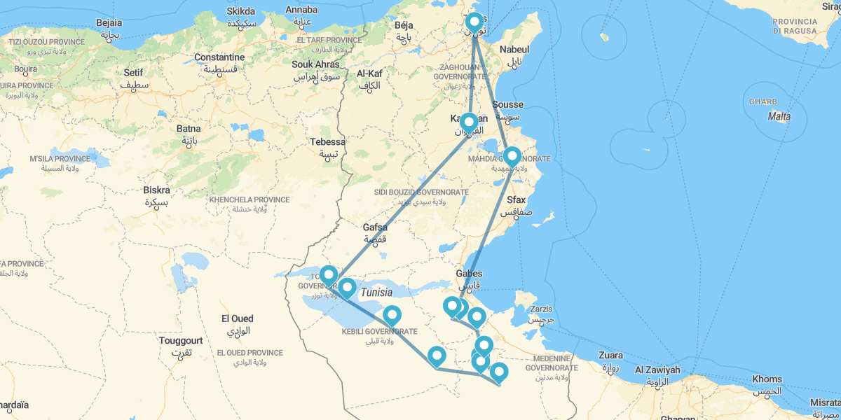 Tunisia con Sahara 4x4