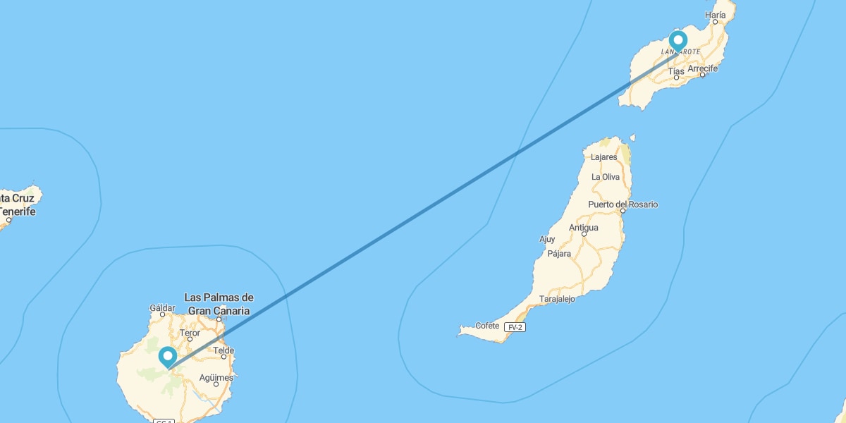 Lanzarote e Gran Canaria con auto a noleggio