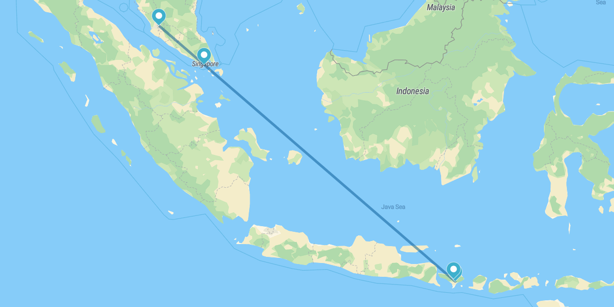 Kuala Lumpur, Singapore, Ubud e le Spiagge del Sud di Bali