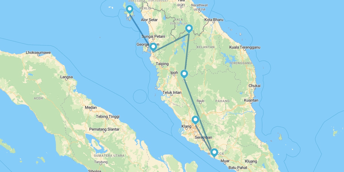 Malesia peninsulare e Langkawi