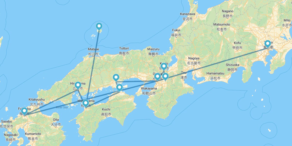 Honshu, Shikoku e Fukuoka con Japan Rail Pass