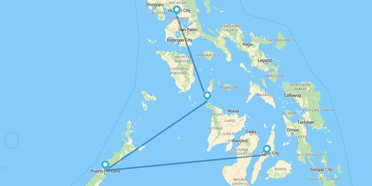 Manila, Isola di Boracay, Palawan e Cebu