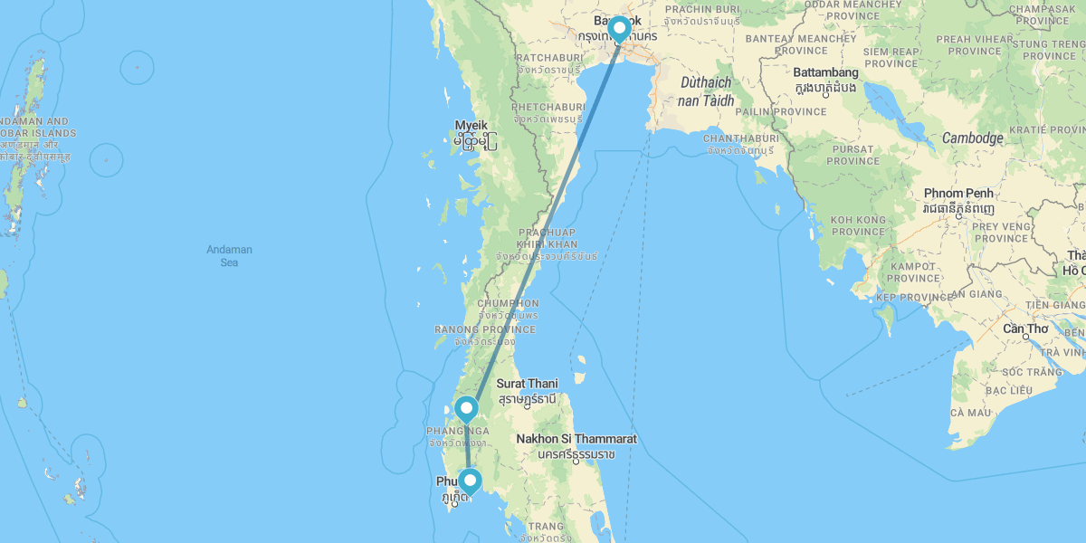 Bangkok, Khao Sok e Koh Yao Noi / Koh Yao Yai