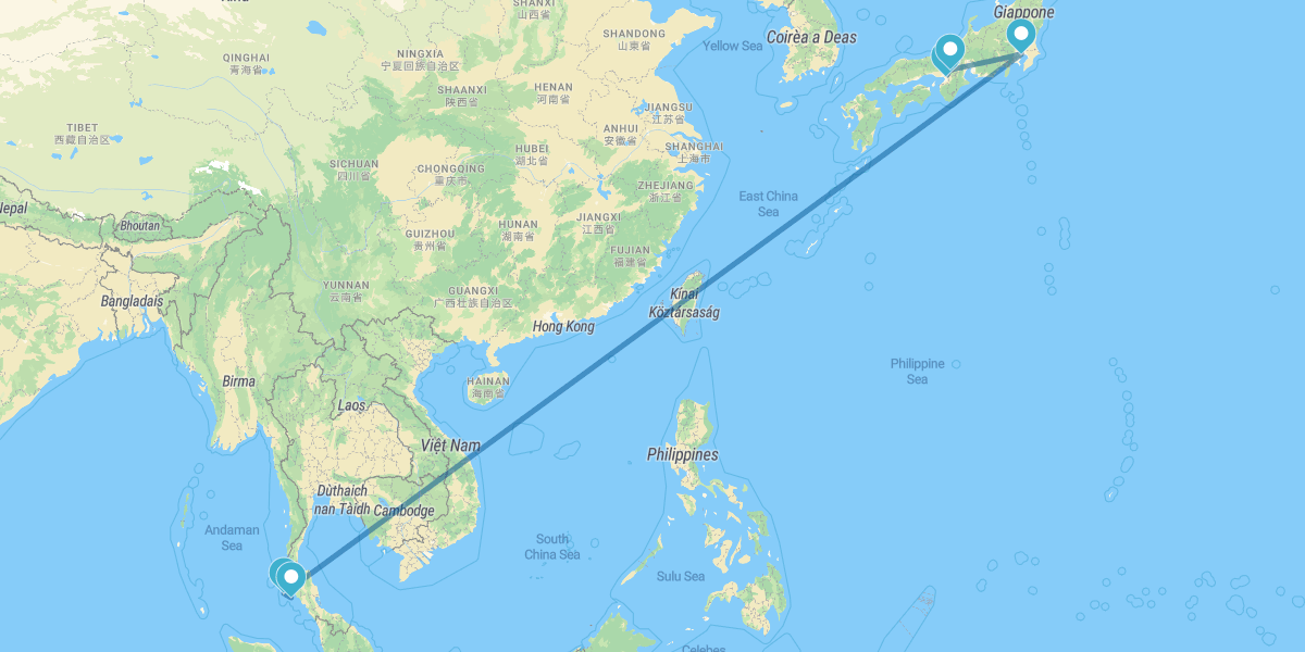 Osaka, Kyoto, Tokyo, Phuket e Phi Phi