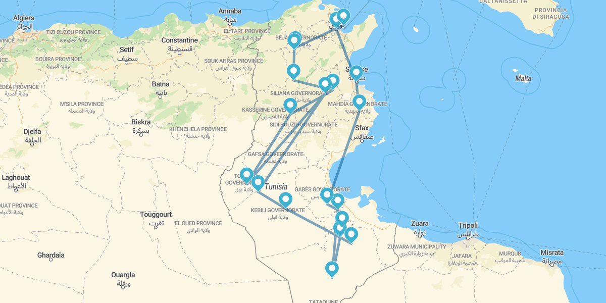 Tunisia: patrimonio, cultura e natura