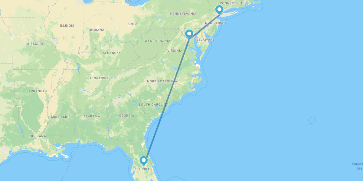 New York, Washington DC e Walt Disney World Orlando