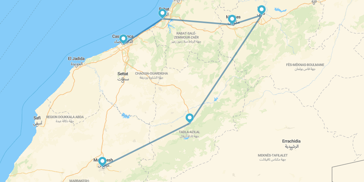 Città Imperiali da Casablanca