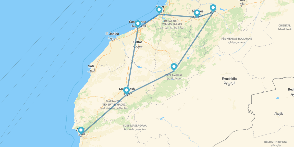 Città Imperiali e Agadir