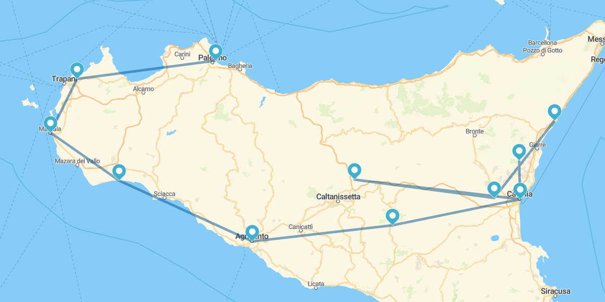 Da Palermo a Catania con Costa Orientale