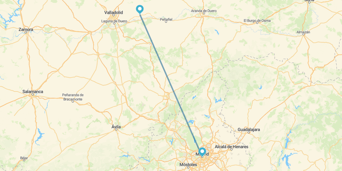 Madrid e Paradores di Castilla y León con auto a noleggio