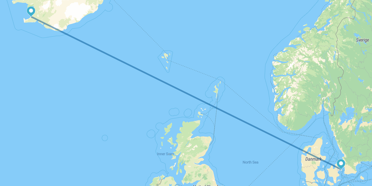 Copenhagen e Reykjavik