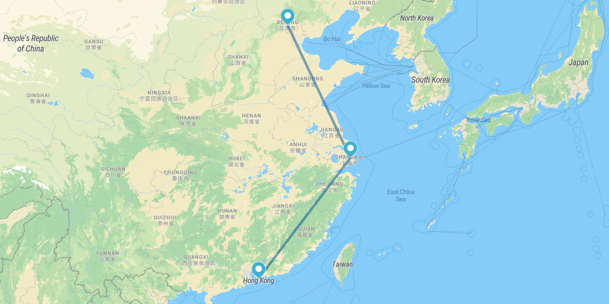 Pechino, Shenzhen e Shanghai
