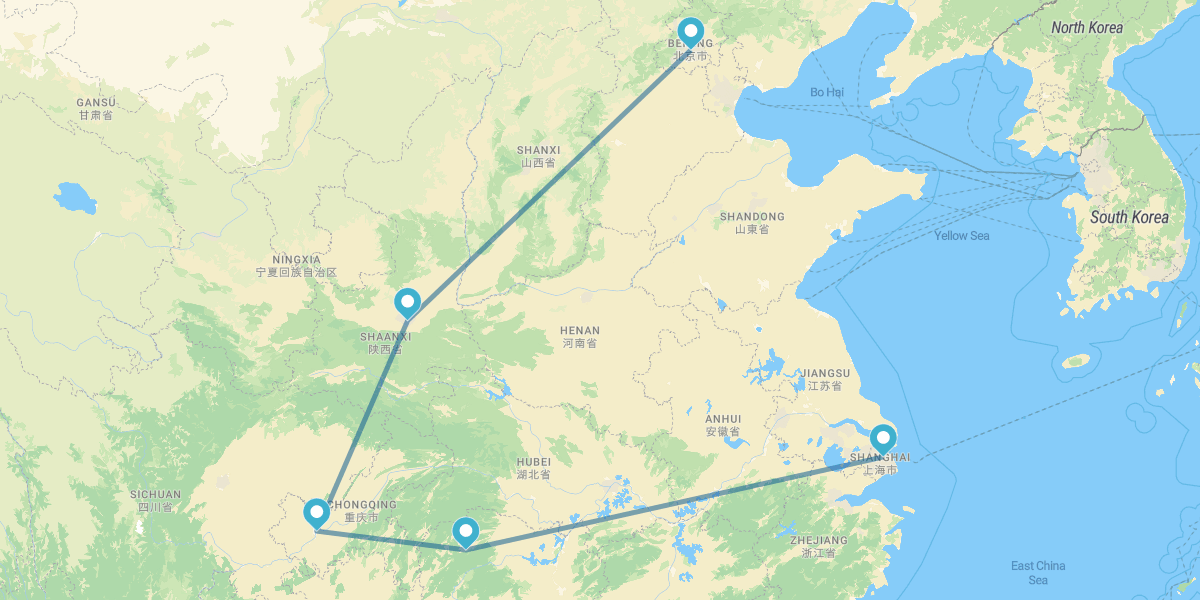 Da Pechino a Shanghai con Chongqing e i paesaggi di Avatar