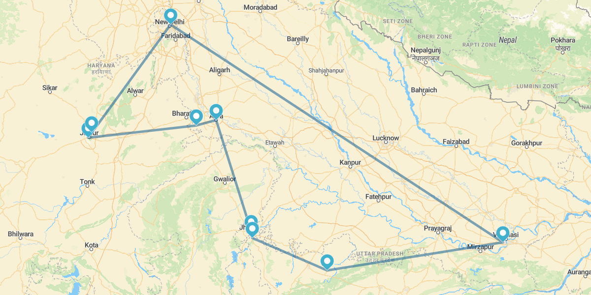 Namasté: Triangolo d'Oro, Khajuraho e Varanasi