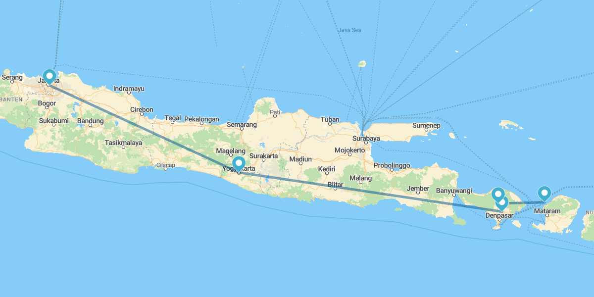 Giava, Bali e le Isole Gili