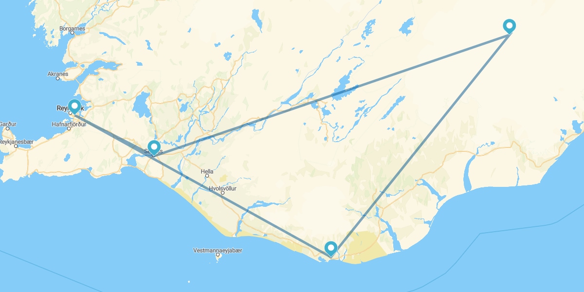 Itinerario attraverso il Sud dell'Isola di Ghiaccio II