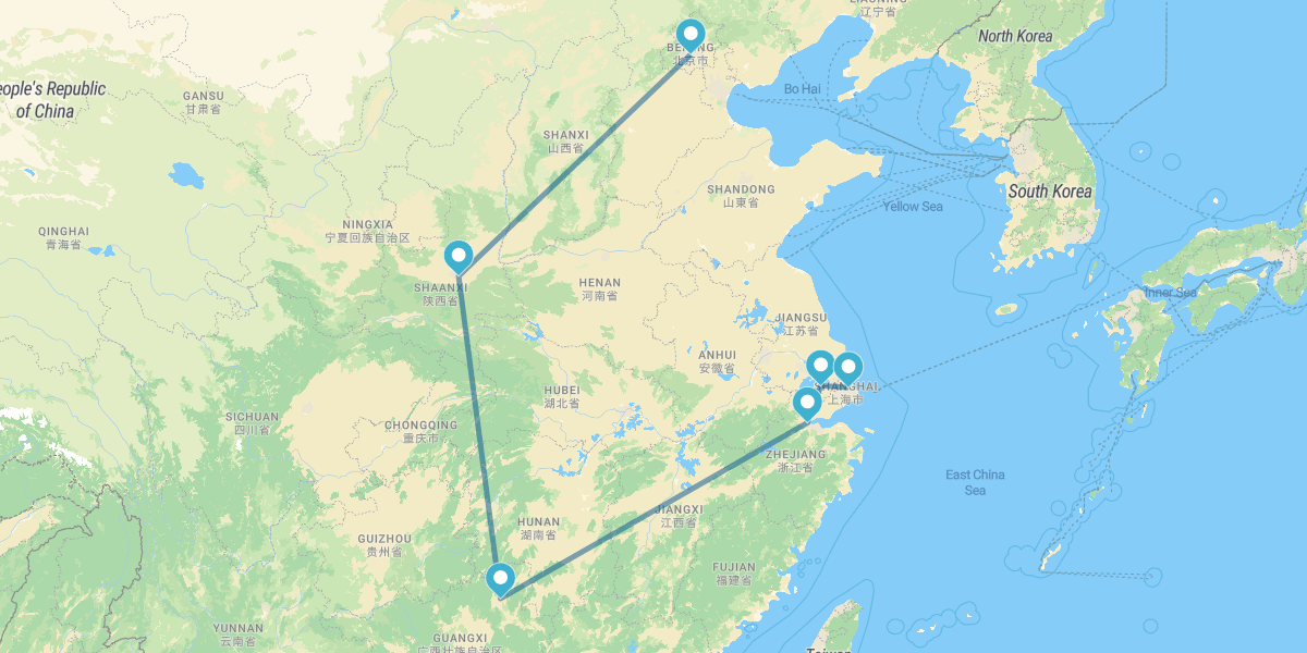 Da Pechino a Shanghai