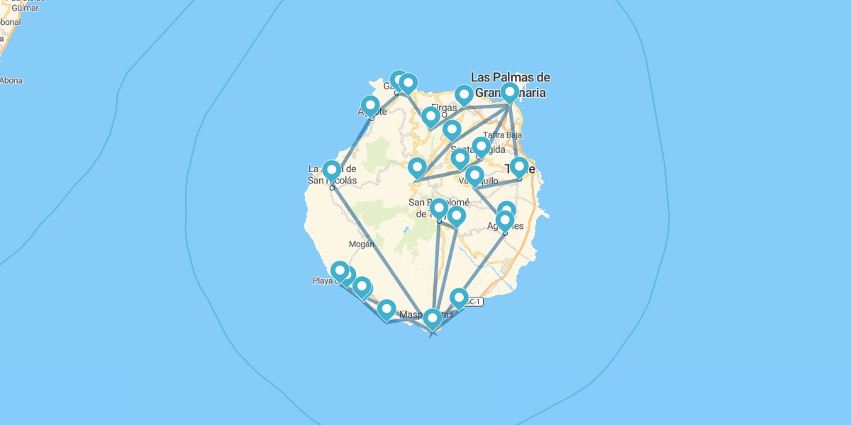 Percorso attraverso l'Isola delle Fiaba