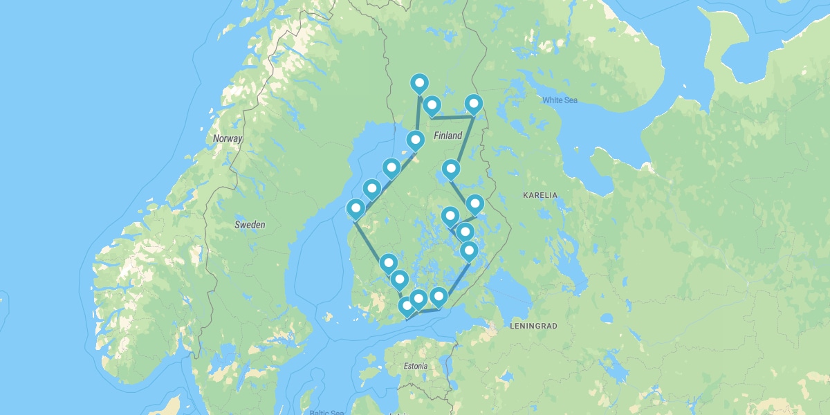 Il Grande Percorso attraverso la Finlandia