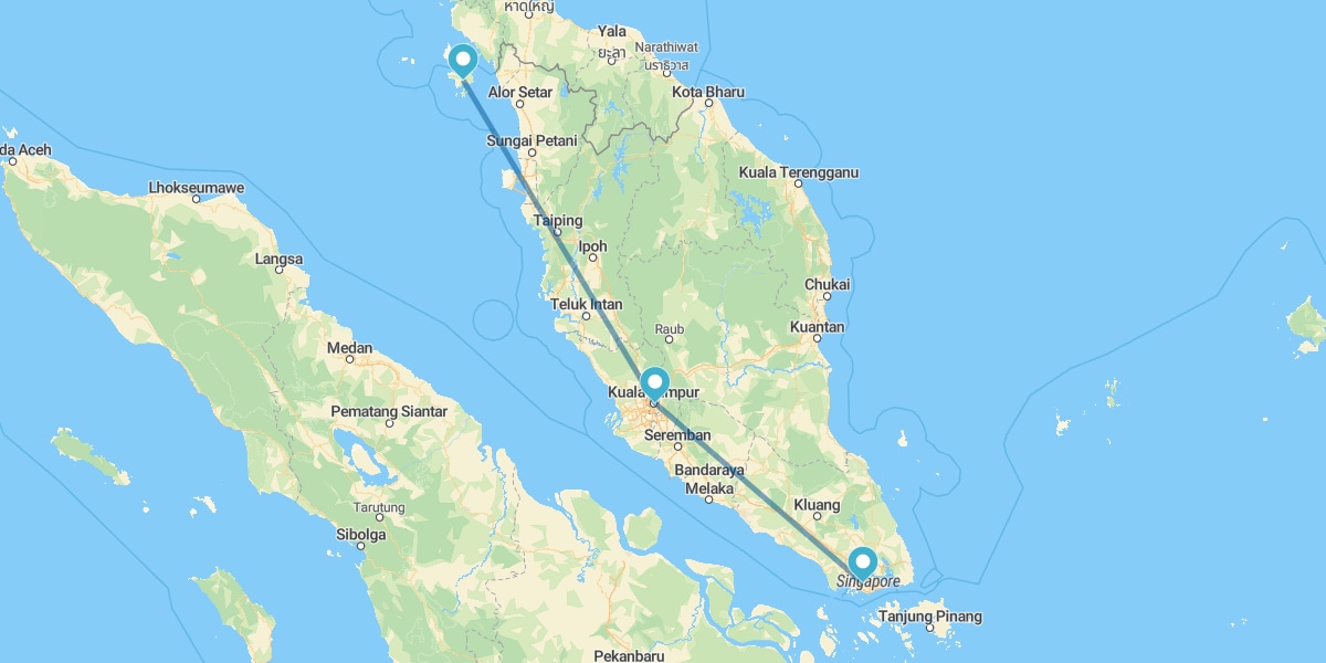 Singapore, Kuala Lumpur e Langkawi