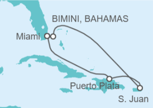 Itinerario della crociera Portorico - Virgin Voyages