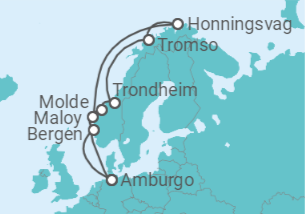 Itinerario della crociera Norvegia - MSC Crociere