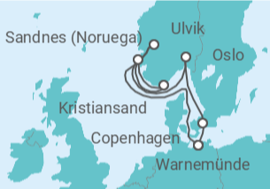 Itinerario della crociera Germania, Norvegia - MSC Crociere