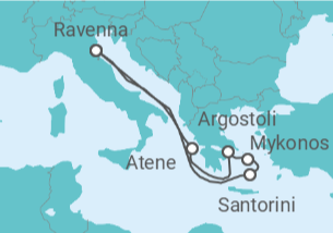 Itinerario della crociera Grecia - Royal Caribbean