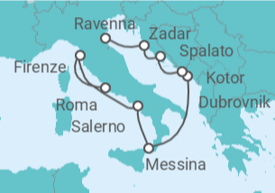 Itinerario della crociera Italia, Montenegro, Croazia - Celebrity Cruises