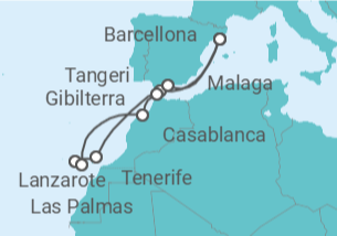 Itinerario della crociera Isole Canarie - Celebrity Cruises