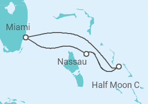 Itinerario della crociera Bahamas - Carnival Cruise Line
