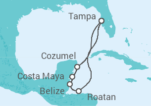 Itinerario della crociera Belize, Honduras, Messico - Royal Caribbean