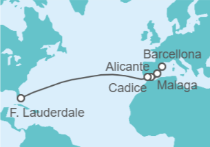 Itinerario della crociera Spagna - Royal Caribbean