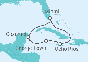 Itinerario della crociera Giamaica, Isole Cayman, Messico - Holland America Line