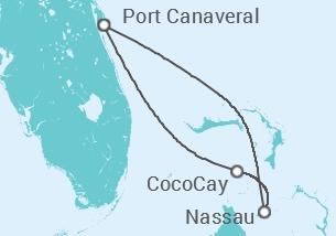 Itinerario della crociera Bahamas - Royal Caribbean