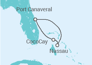 Itinerario della crociera Bahamas - Royal Caribbean