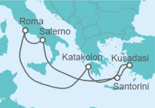 Itinerario della crociera Italia, Grecia, Turchia - Princess Cruises