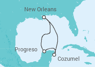 Itinerario della crociera Messico - Carnival Cruise Line