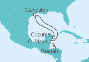 Itinerario della crociera Honduras, Messico - MSC Crociere