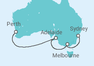 Itinerario della crociera Australia - Princess Cruises