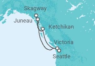 Itinerario della crociera Alaska - Royal Caribbean