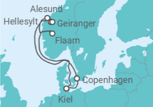 Itinerario della crociera Norvegia, Germania - MSC Crociere