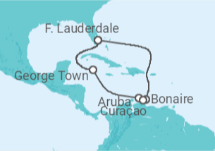 Itinerario della crociera Isole Cayman, Aruba, Curaçao, Bonaire, Sint Eustatius e Saba - Celebrity Cruises