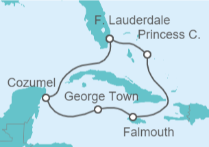 Itinerario della crociera Giamaica, Isole Cayman, Messico - Princess Cruises