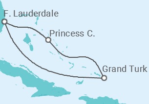 Itinerario della crociera Bahamas - Princess Cruises