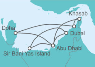 Itinerario della crociera Emirati Arabi, Qatar - Celestyal Cruises